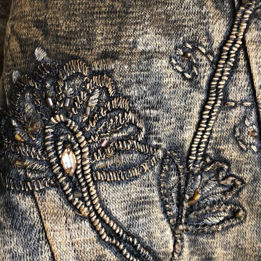 🍢FLASHBACK BRAND🍢EMBELLISHED BRONZE BLAZER🍢 - Picture 4 of 7